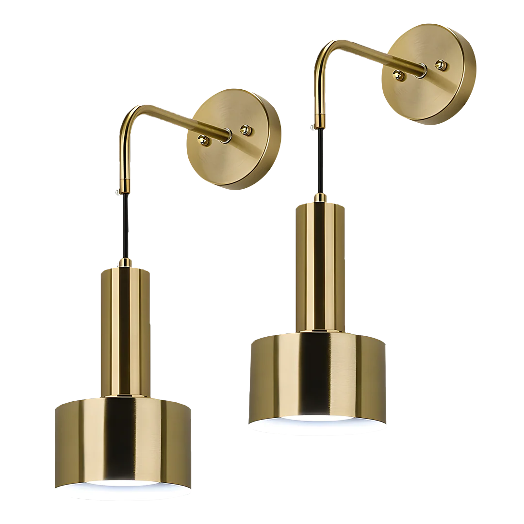 GLOWDROP WIRELESS WALL SCONCES (SET OF 2 + 2 BULBS FREE)